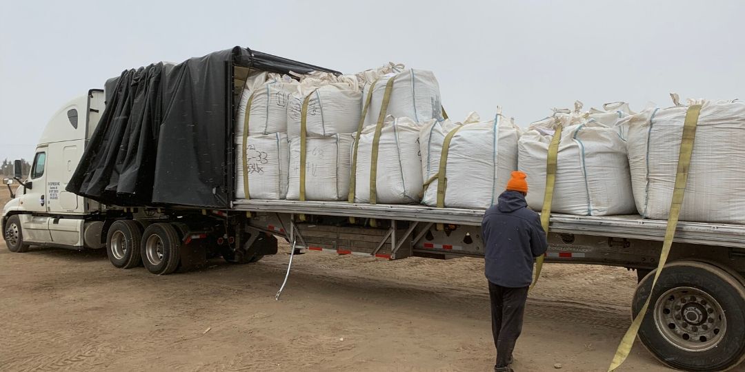 Shipping Hemp Biomass