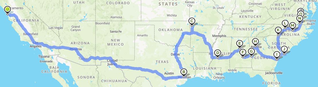 Live Plant Shipping Route